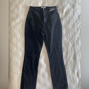 Abercrombie & Fitch Women's Straight Leg Black Jeans